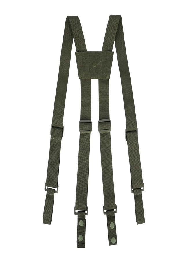 KUNN Tactical Suspenders Police Duty Belt Harness for Men,1.5 Inch Adjustable Tool Belt Suspender with 4 Loop Attachments,Black - Image 1