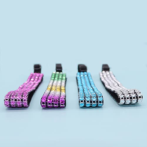 FROG SAC 4 Rhinestone Headbands for Girls, Adjustable Non Slip Gymnastics Sports Headband for Kids, Sparkly Little Girl Gymnast Hair Bands Accessories, Dance Sport Bling Hairbands - Image 5