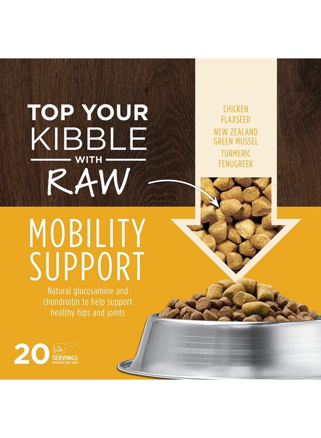 غريزة خلطات إنستينكت الخام المعززة، طعام كلاب مجفف بالتجميد مع مكونات فعالة، خالي من الحبوب، دجاج حقيقي - يدعم الحركة، كيس ٥٫٥ أونصة - Image 1