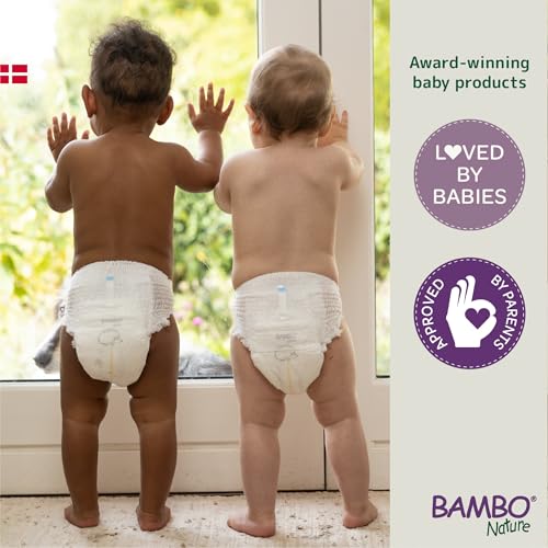 Bambo Nature Premium Baby Pants Diapers for Kids XXL Size (15+ Kgs), Super Absorbent, Breathable, Extra Soft, Dermatologically Tested, Hypoallergenic Infant Nappies With Wetness Indicator, 18 Count - Image 5