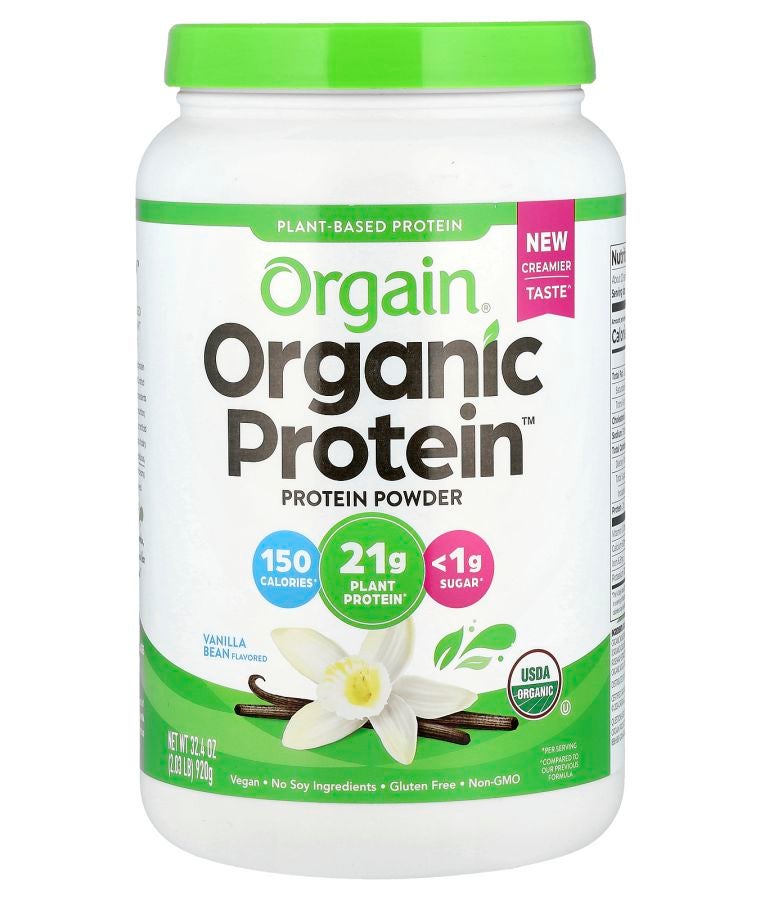 Organic Protein™ Powder Plant Based Vanilla Bean 2.03 lb (920 g)