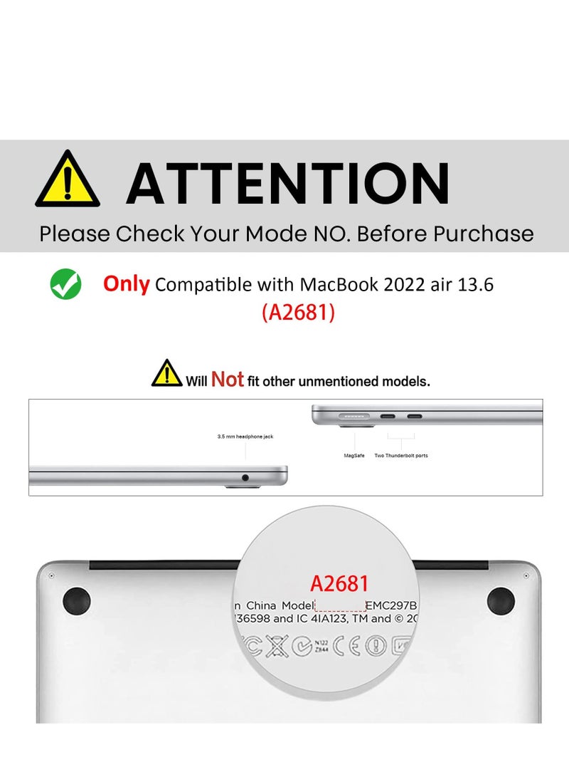 Laptop Touchpad Protective Film Sticker 13.6 Inch For Apple MacBook Air 2022 Release A2681 M2 Touch Bar Clear Anti Scratch Sticker Film - Image 2