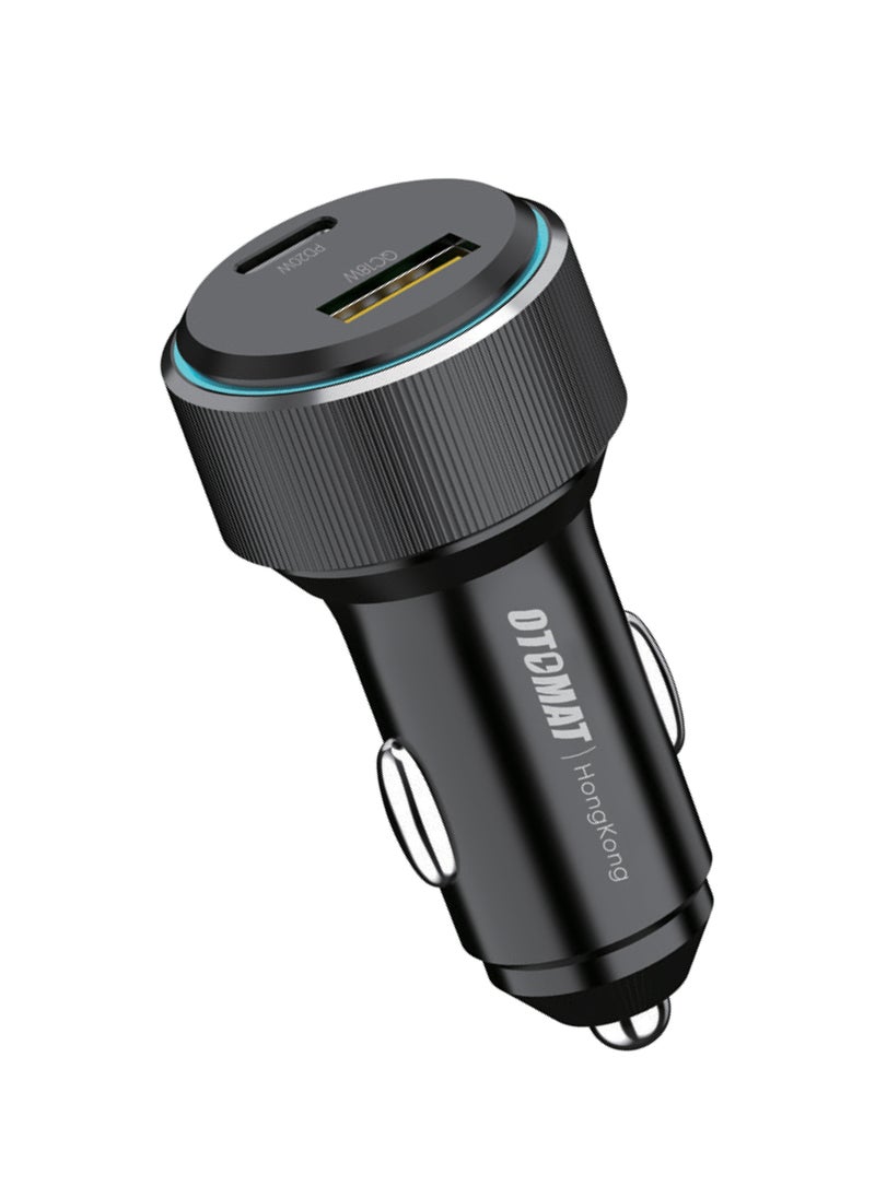 38W Fast Car Charger with USB QC & Type-C PD – Quick Charge Technology, Smart Protection Features, 38W Max Output - pzsku/ZF09CD2E4BF503CFB6CB5Z/45/_/1737320792/1c95eb16-dad3-4d61-8690-aef06f0f727c