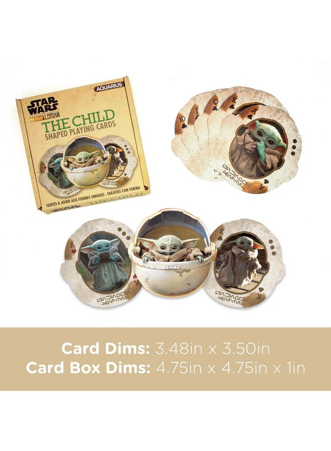Aquarius AQUARIUS Star Wars Playing Cards - The Mandalorian 'Baby Yoda' The Child Shaped Deck of Cards for Your Favorite Card Games - Officially Licensed Star Wars Merchandise & Collectibles - Image 2