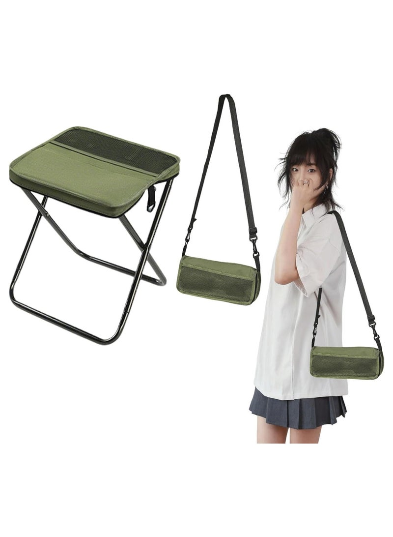 BlueFire Foldable Backpack Stool with Built-in Seat Function – Portable Hiking Chair with Adjustable Shoulder Straps for Camping, Outdoor Travel & Mountaineering | Durable Oxford Cloth & Carbon Steel Frame | Lightweight 3-in-1 Backpack Chair for Hiking, Picnic, Fishing & Parties – Up to 265 lbs Weight Capacity - Image 1