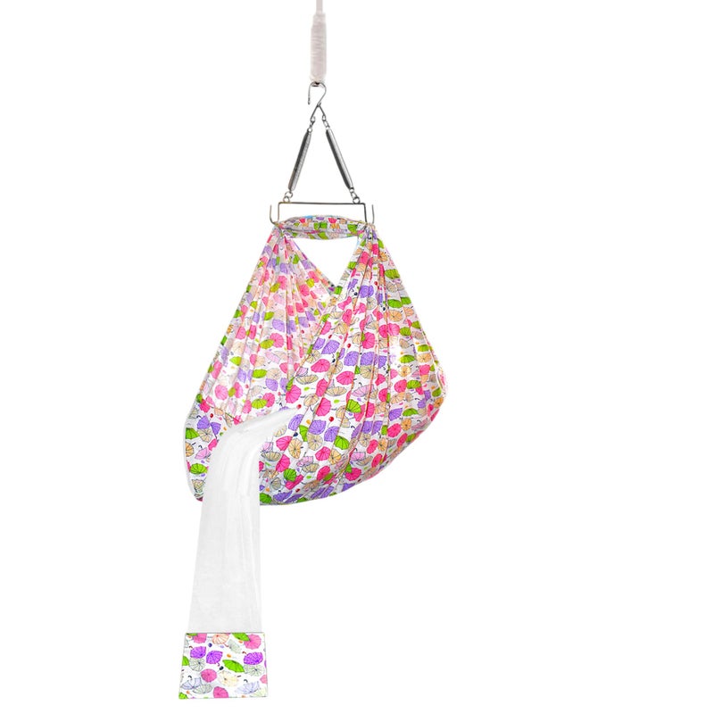 VParents Sleeping Essentials with Mosquito Net & Spring, Chunky (Pink) - Image 3