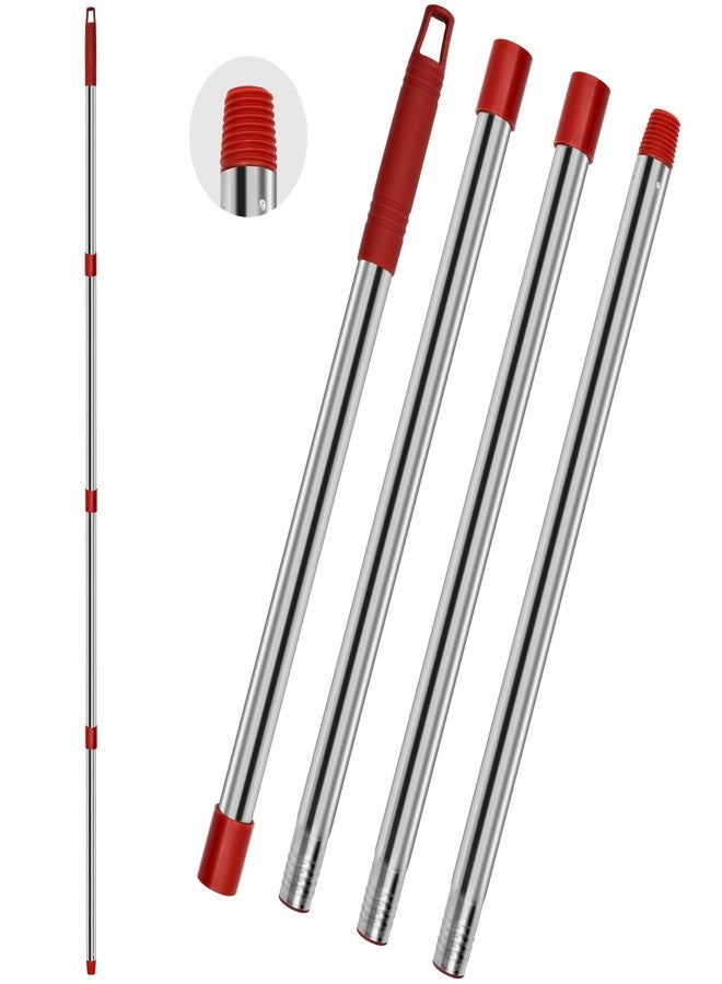 GFRED Stainless Steel Spin Mop Replacement Handle for Ocedar, Germany Threaded Joints - Image 2