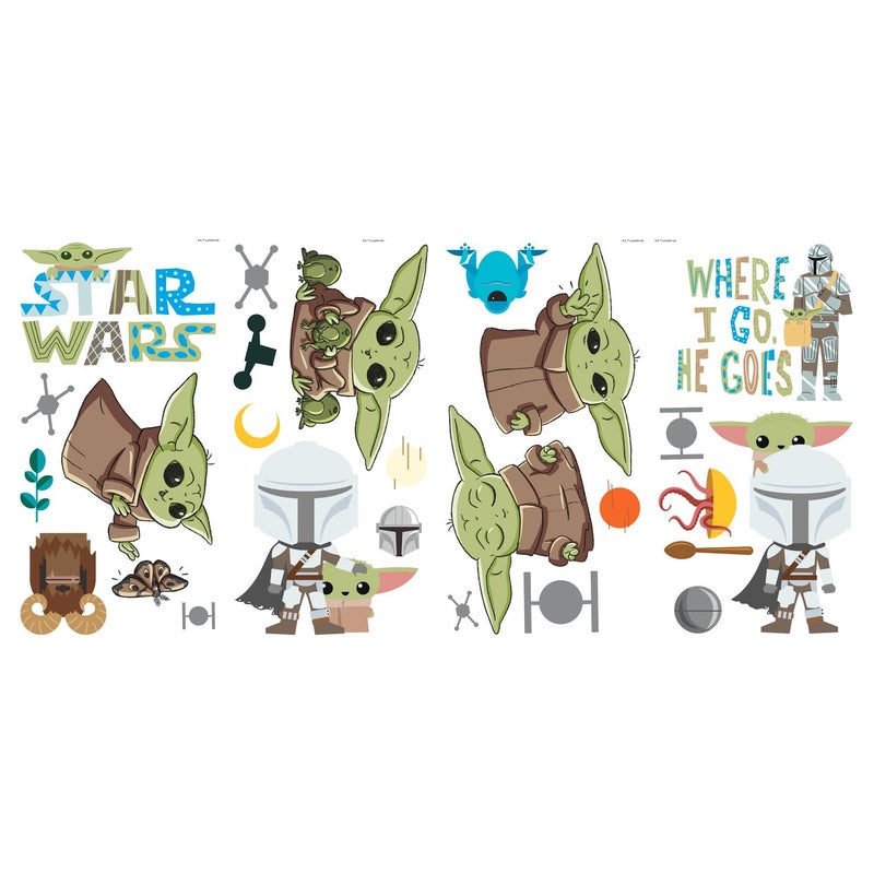 RoomMates Star Wars: The Child Illustrated Peel and Stick Wall Decals by RoomMates, RMK4805SCS - Image 5