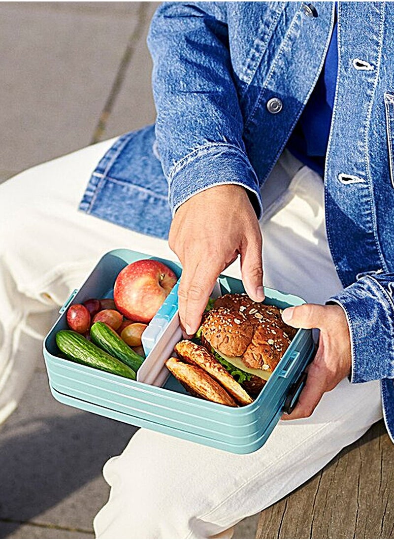 Share the Love Large Bento Lunch box Take a Break - Nordic blue  - Image 2