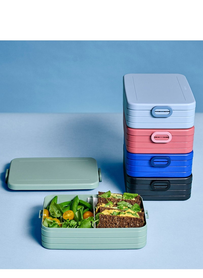 Share the Love Large Bento Lunch box Take a Break - Nordic blue  - Image 3
