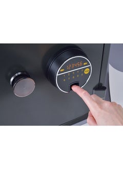 Yale Yale High Security Biometric Fire Safe Large, with 1 hour fire resistance, LED display panel, 16mm Locking bolts, upto 126 fingerprint storage, Black, suitable for home and office use, Black  - Image 2