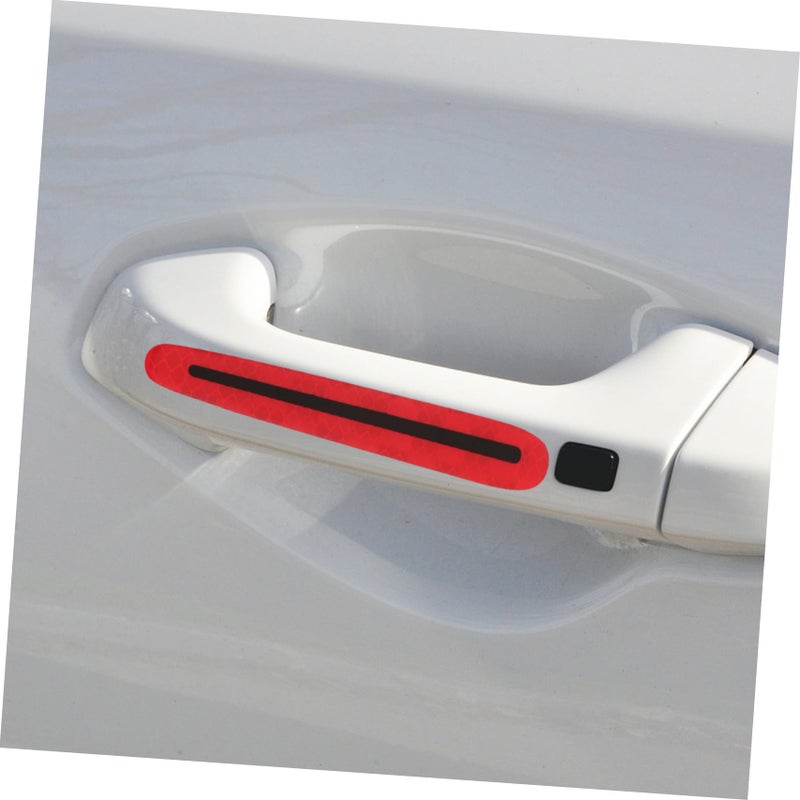 4pc Car Door Handle Protector Stickers Reflective Scratch Resistant Anti Scratch Decals - Image 4