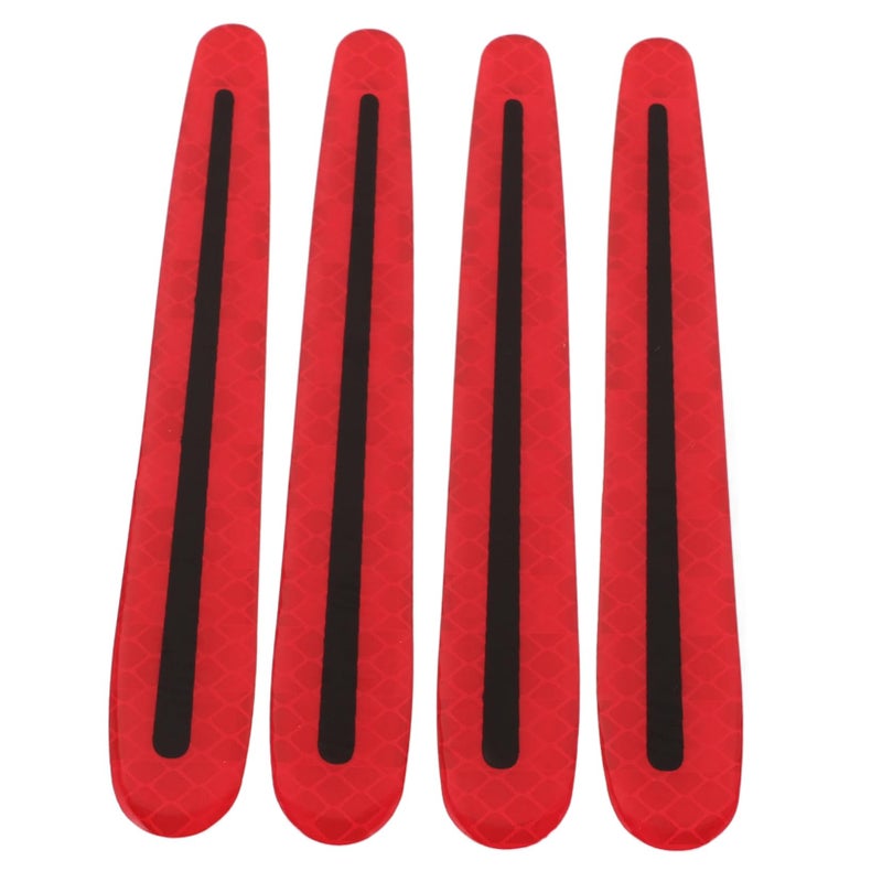 4pc Car Door Handle Protector Stickers Reflective Scratch Resistant Anti Scratch Decals - Image 2