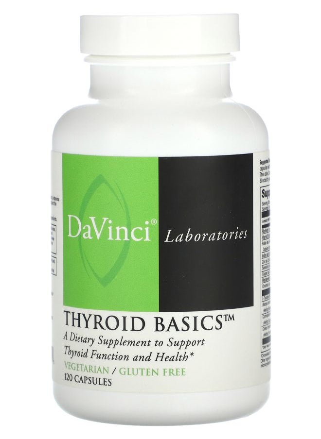 DaVinci Laboratories of Vermont - Thyroid Basics 120 Capsules - Image 1