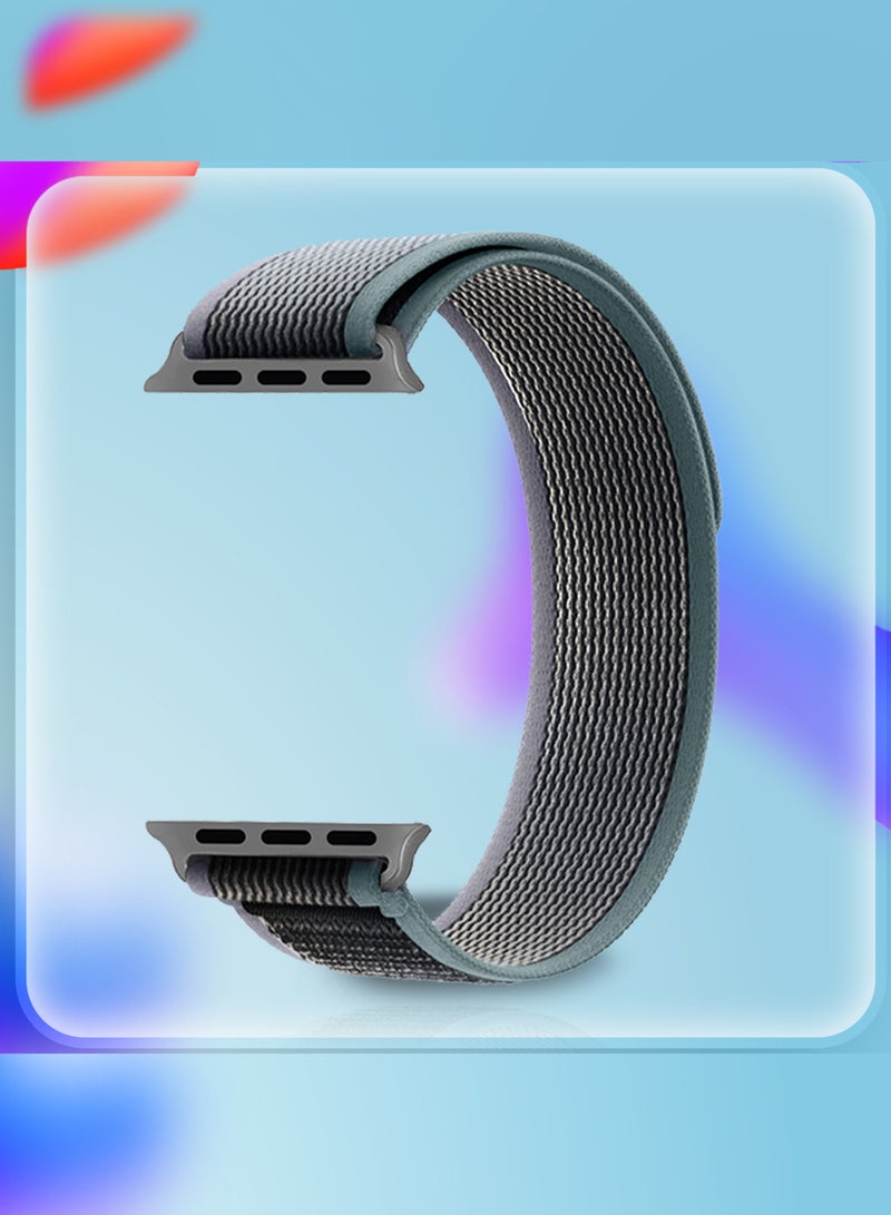 CATANES Trail Loop Soft Nylon Strap 49/45/44mm Compatible with Apple Watch Series 6/7/8/9/SE/Ultra/Ultra2 - Grey - Image 5
