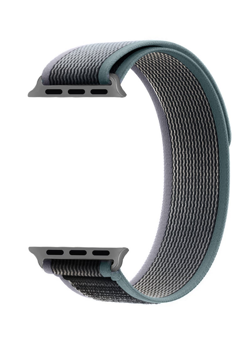 CATANES Trail Loop Soft Nylon Strap 49/45/44mm Compatible with Apple Watch Series 6/7/8/9/SE/Ultra/Ultra2 - Grey - Image 1