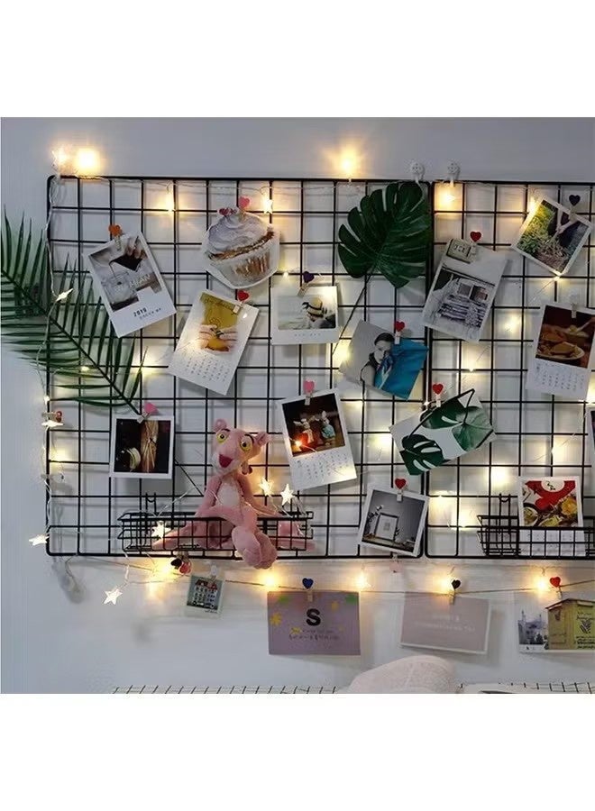 YJ 25-Piece Pink Heart Shape Wooden Photo Clips,Mini Clothes Pins for Photo - Image 5