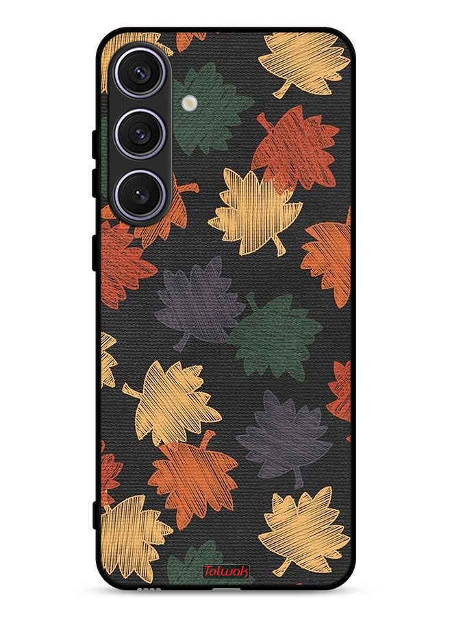 Tolwak Samsung Galaxy S24 Plus 5G Protective Case Cover Autumn Leaves Art - Image 1