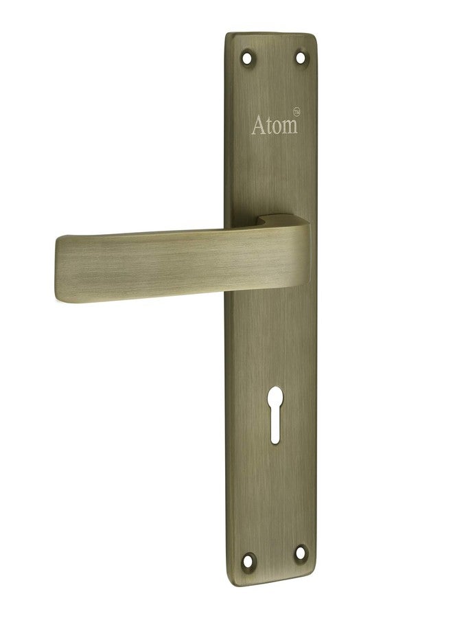 Atom Main Door Mortise Lock with Handle,Bedroom, Bathroom, Kitchen Brass Antique Finish | 3 Keys | 6 Lever Double Stage Lockset for House Hotel Office(803KY) - Image 4
