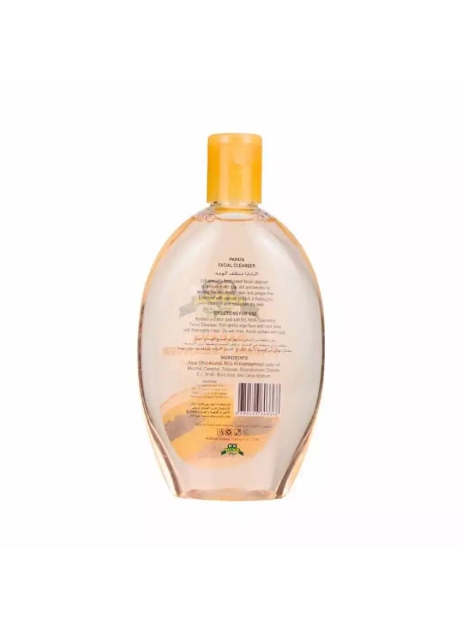 Niva Papaya Facial Cleanser for Clean Pimple-Free Skin- 225ml - Image 2