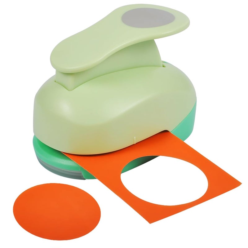 UCEC 2 Inch Paper Punch, DIY Handmade Craft Punch Shape Circle Punch Great for Crafting Scrapbooking Cards Arts Fun Projects - Image 1