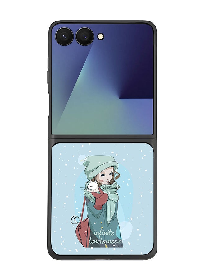 Stylizedd For Samsung Galaxy Z Flip7 Case,Slim fit Camera Protection, Shockproof Thin Phone cover  - Infinite Tenderness