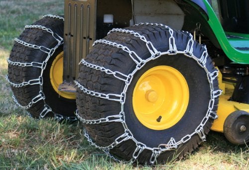 SCC Security Chain Company 1061556 Max Trac Heavy Duty Zinc Traction Tire Chains, Designed for Snow Blowers and Garden Tractors in Snow, Ice and Mudd, Set of 2 - Image 4