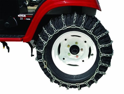 SCC Security Chain Company 1061556 Max Trac Heavy Duty Zinc Traction Tire Chains, Designed for Snow Blowers and Garden Tractors in Snow, Ice and Mudd, Set of 2 - Image 3