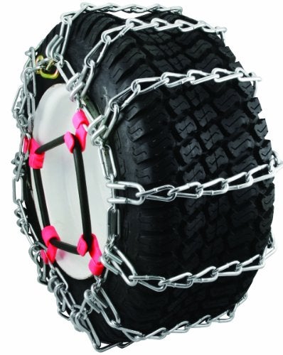 SCC Security Chain Company 1061556 Max Trac Heavy Duty Zinc Traction Tire Chains, Designed for Snow Blowers and Garden Tractors in Snow, Ice and Mudd, Set of 2 - Image 2