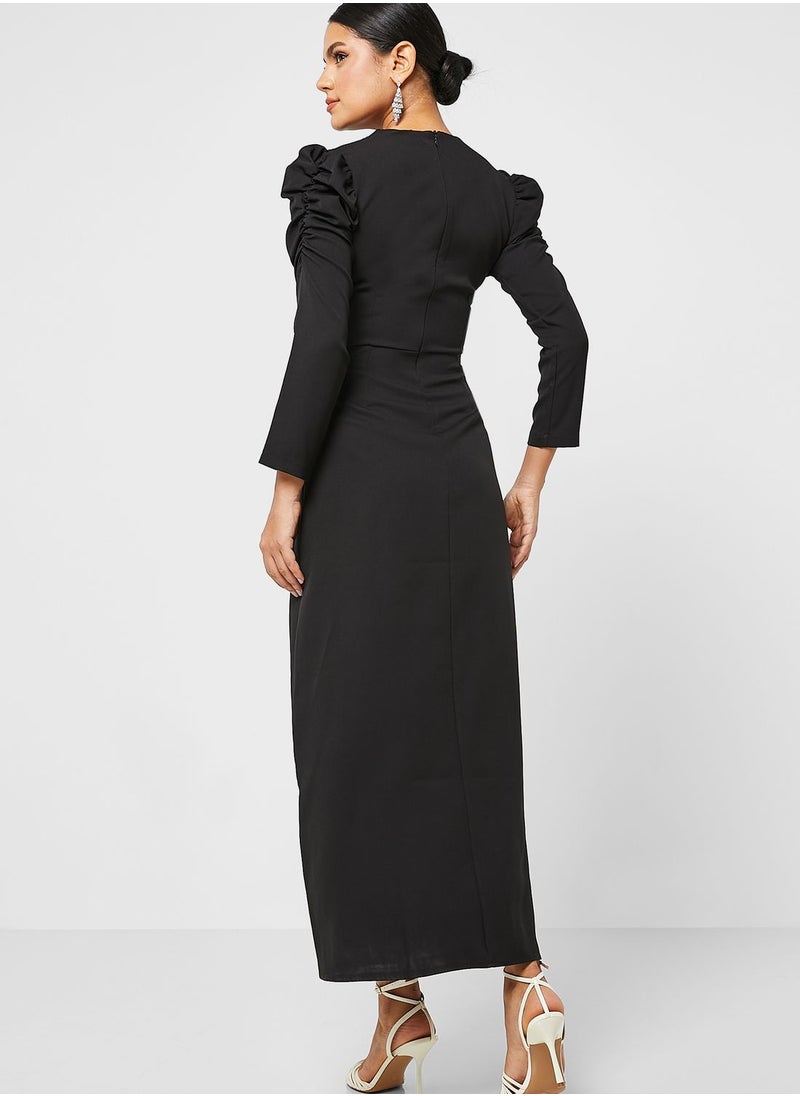 Khizana - Embellished Detail Shift Dress - Image 1
