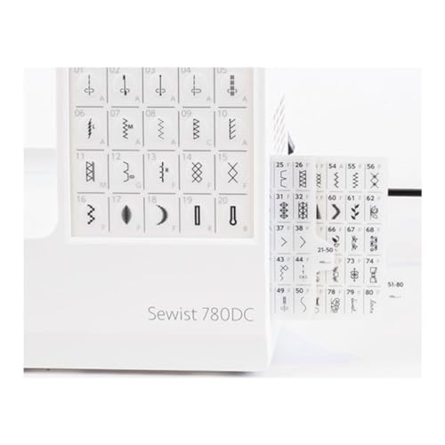 Janome Sewist 780DC Computerized Sewing Machine with 80 Built-In Stitches, 3 One-Step Buttonholes and Built-In Needle Threader - Image 4
