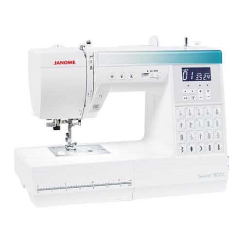 Janome Sewist 780DC Computerized Sewing Machine with 80 Built-In Stitches, 3 One-Step Buttonholes and Built-In Needle Threader - Image 2