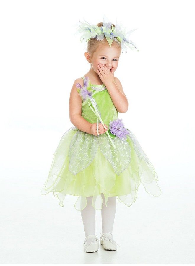 Little Adventures Fairy Halo & Wand Child Accessory Set Green (Tinkerbell) … - Image 3