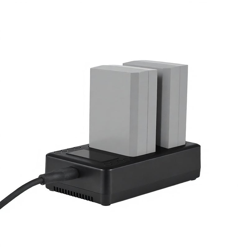 Portable 2-slot Battery Charger for Godox V1/ V860III Series Flash Speedlite Batteries VB26A/VB26B/VB30 - Image 5