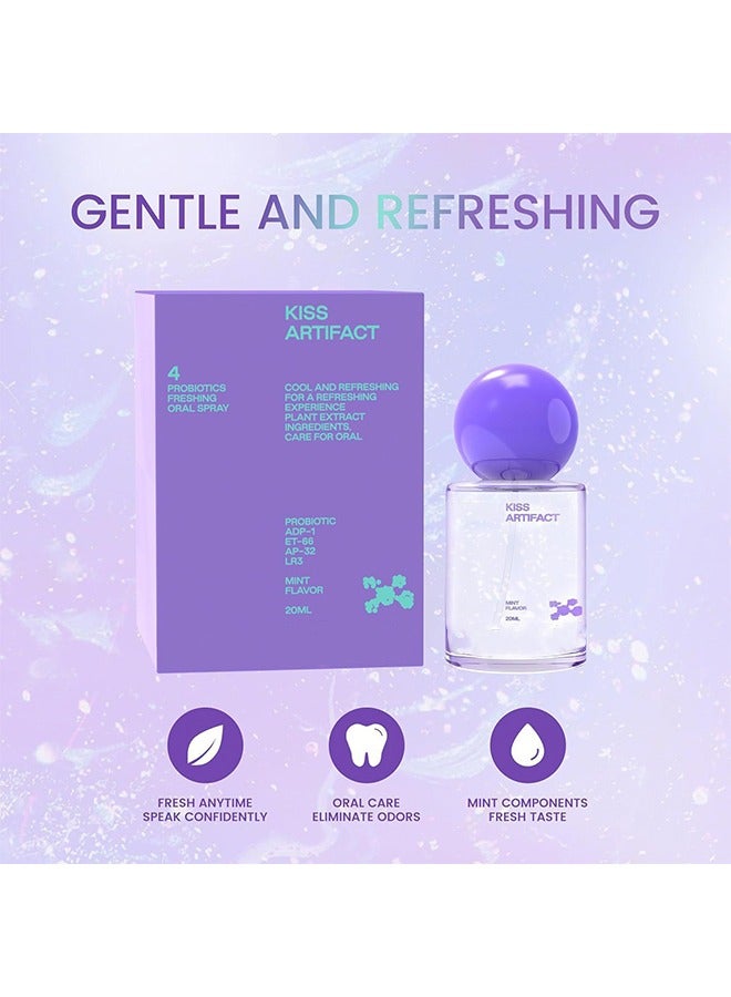 Elaimei Probiotics Freshing Oral Spray,for Long-Lasting Freshness,Convenient Travel-Sized Breath Spray  20 ml - Image 2