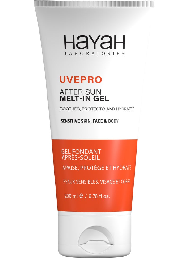 Hayah Laboratories Uvepro After Sun Melt-In Gel 200 ml