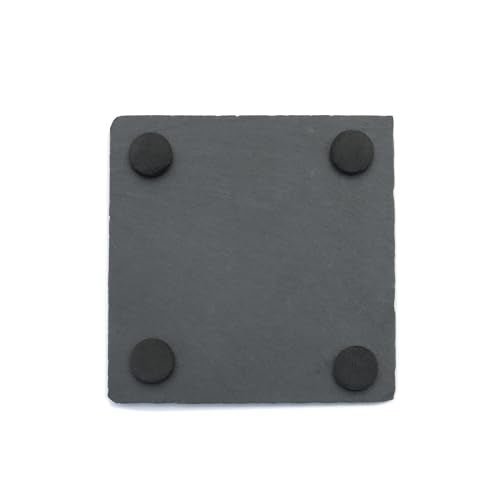 JIHAQUA Slate Tiles for Reptiles Food Bowl Dish Feeding Slate Tortoise Habitat Accessories for Reptiles Tank 10 x 10 cm - Image 3