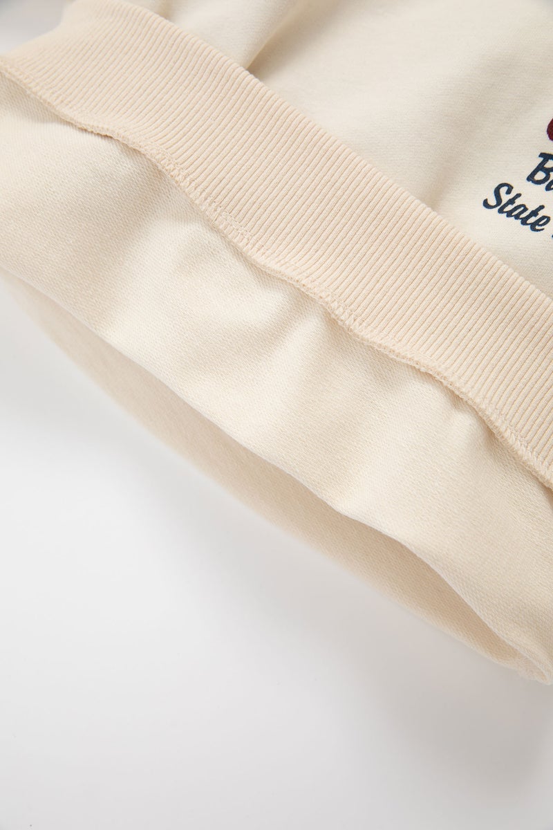 DeFacto Beige BabyBoy Boy Baby Printed Sweatshirt Sweatpants 2 Piece Set Casual - Image 5