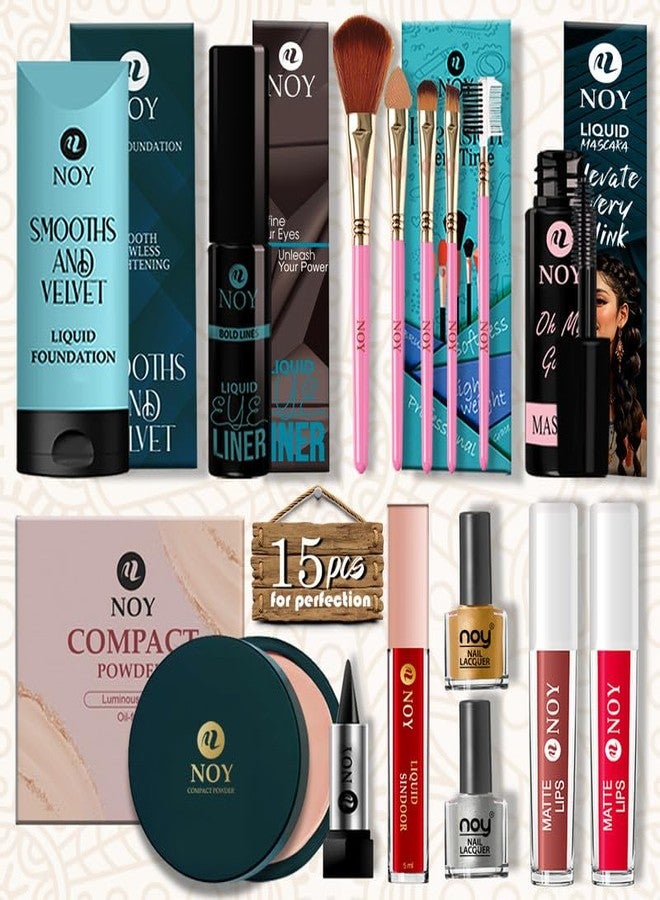 NOY Makeup Combo Kit For Women Full Set For Beautiful Skin & Anniversary Gift - Image 2