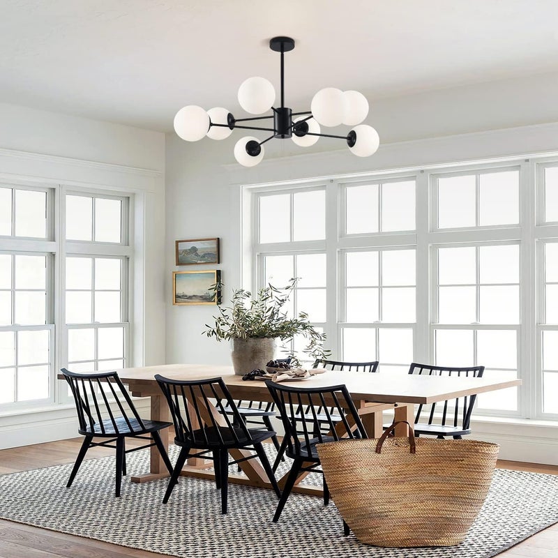 KCO Lighting M14 Threaded Extension Rod 7.89“ and 11.8" Black Extension Rods Lighting Fixture Downrods Stems Chandelier Extension Rods - Image 4