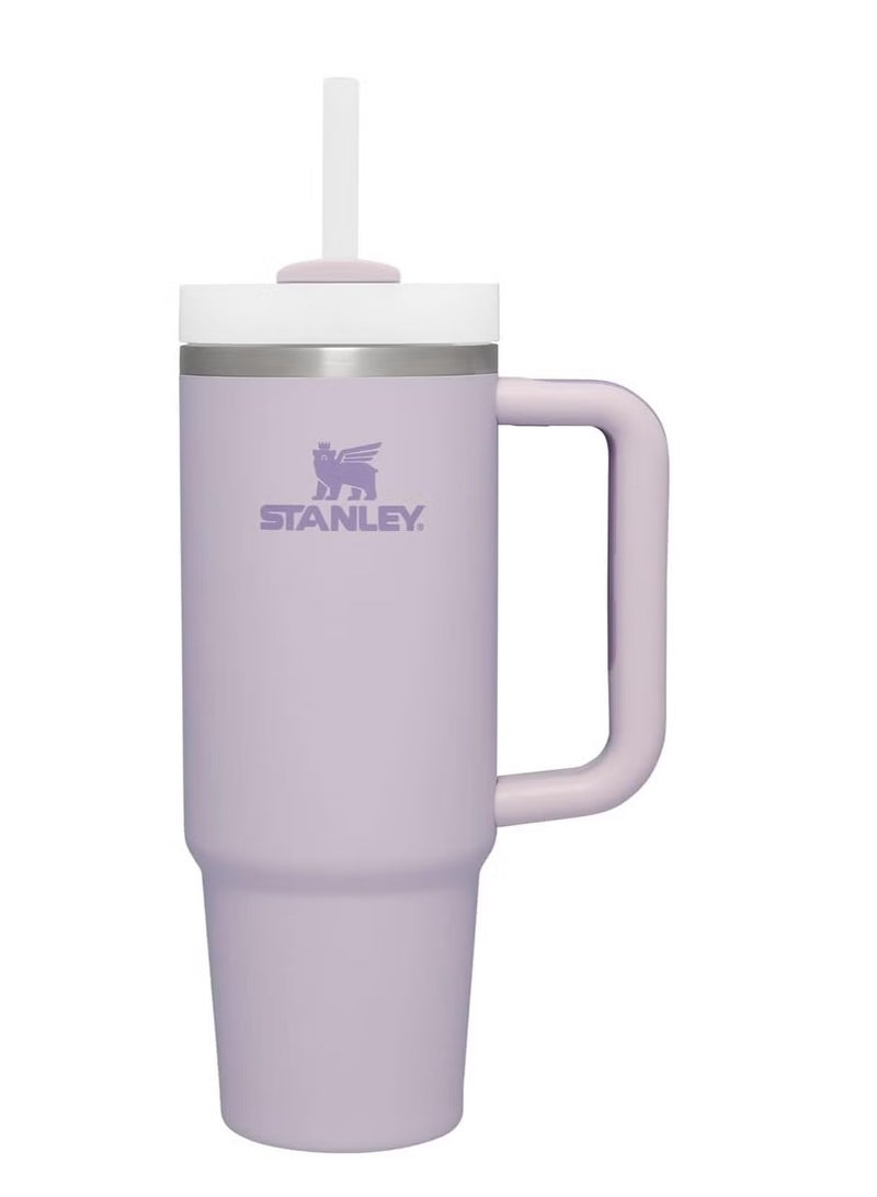 Stanley 40 oz Orchid Stanley Quencher H2.0 Collection Stainless Steel Vacuum Insulated Tumbler with Lid and Straw – Leak-Proof, Double-Wall Insulation for Iced and Cold Beverages, Ideal for All-Day Hydration - Image 1