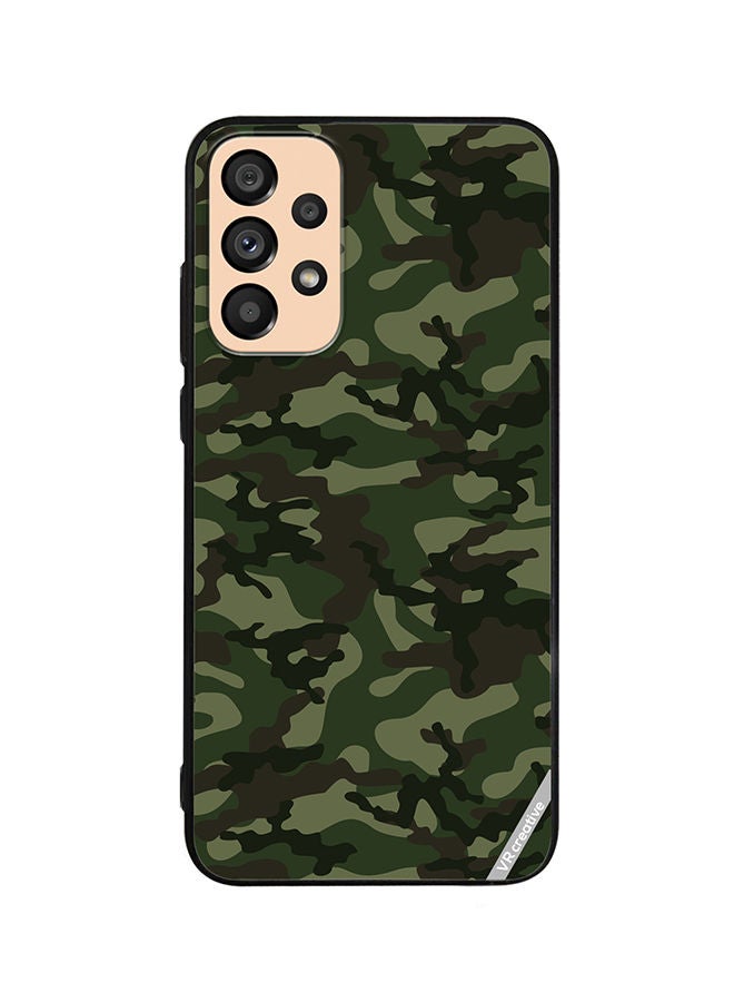 VR CREATIVE Protective Case Cover For Samsung Galaxy A33 5G Camouflage Green Design Multicolour - Image 1