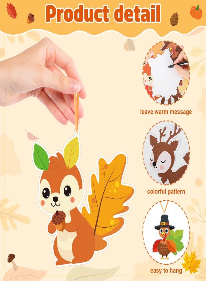 COCHIE Thanksgiving Crafts Kits for Kids Cute Turkey Craft DIY Fall Crafts for Fall Theme Party Classroom Home Game Activities Party Favors - Image 3