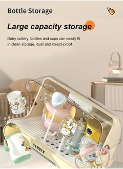 MaBaby Baby Bottle Storage Box With Dust-Proof Cover, UV Sterilizer And Storage Box For Baby Bottles  - Image 4