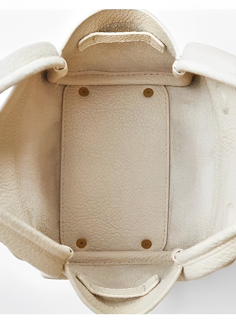 REOCLE Women's Shoulder Bags Small Handbags Dumpling Mini Cloud Bag Mini Leather Tote Bag Retro Crossbody Bag with Removable Strap - Image 4