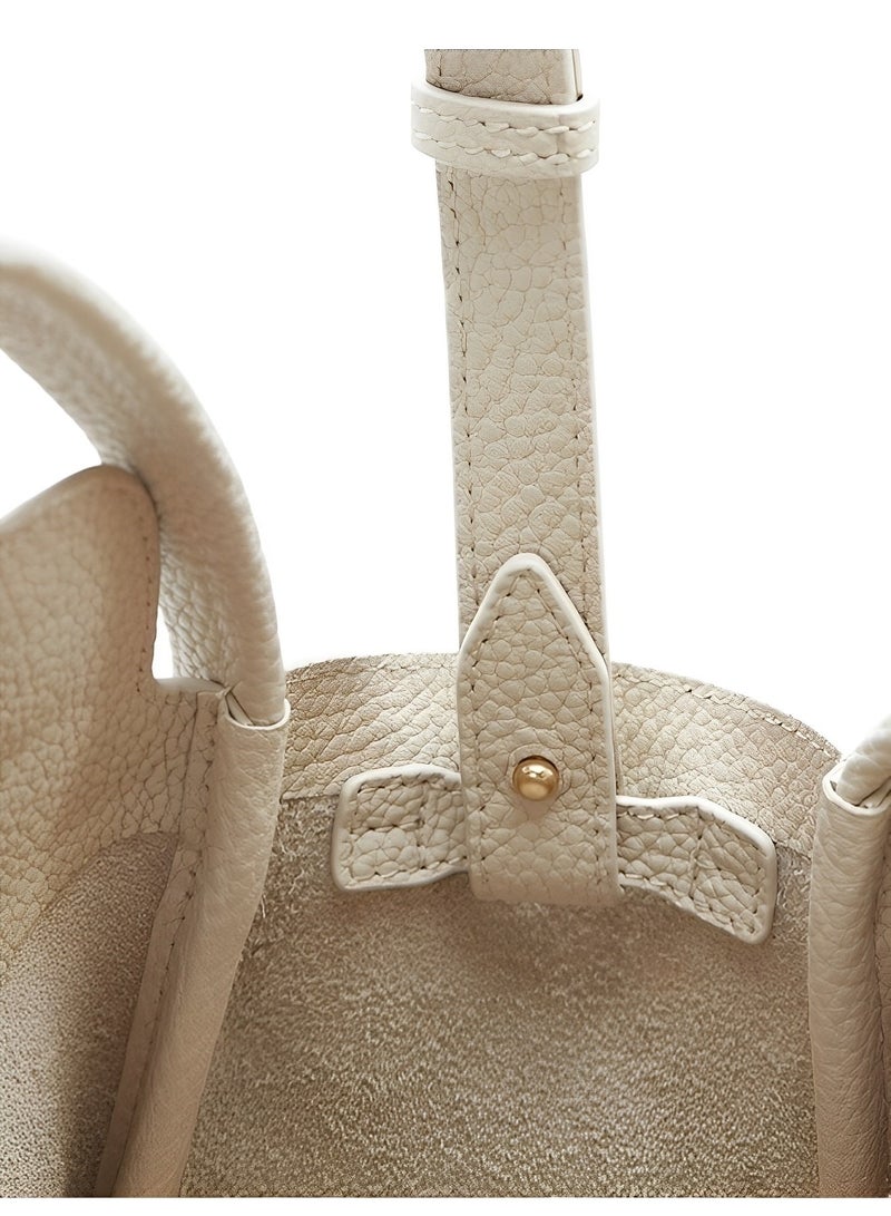 REOCLE Women's Shoulder Bags Small Handbags Dumpling Mini Cloud Bag Mini Leather Tote Bag Retro Crossbody Bag with Removable Strap - Image 5