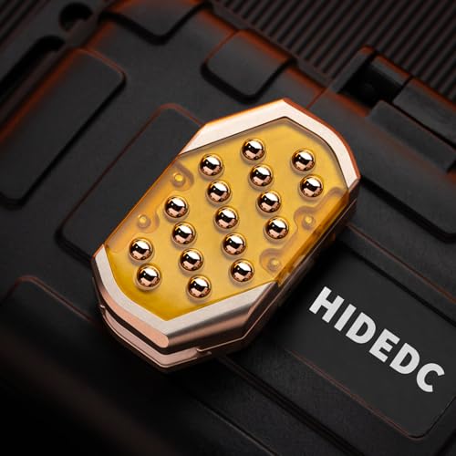 HIDEDC Bubble Fidget Slider Stainless Steel EDC Fidget Toys for Adults with RatchetLike Sound Vibration Feedback for Keep Focus Relief StressAnxiety Gadgets for Men Silver - Image 5