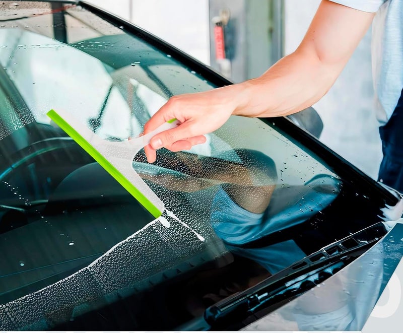 Sun Bird SUNBIRD 1pc Car Glass Body Cleaning Wiper Silicone Windscreen Wipers, Dust remove Car Washing wiper Glass Window Snow Water Rain Cleaner - Image 1