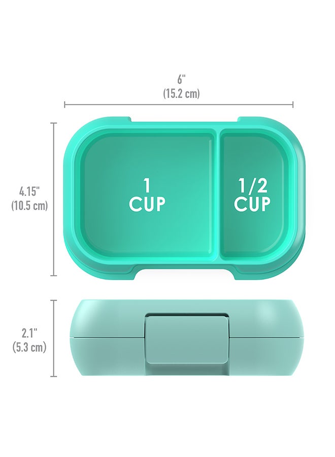 Bentgo Kids Snack Box - Aqua - Image 4