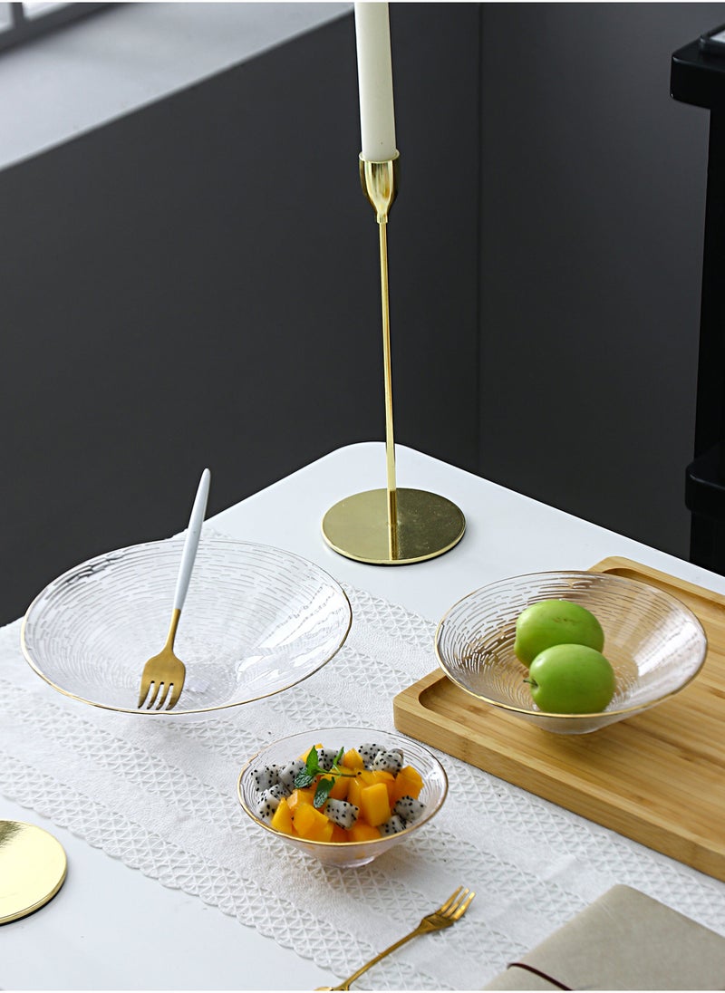 Shuer Three Piece Glass Bowl Drawing Phnom Penh - Image 1